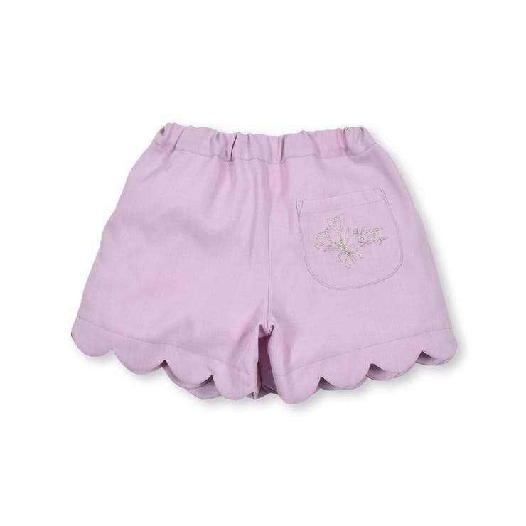 裾スカラップ巻きスカートキュロット(90~130cm)[品番：BEBK0002172]｜SLAP SLIP（スラップスリップ ）のキッズファッション通販｜SHOPLIST（ショップリスト）
