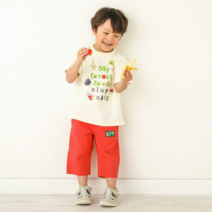 綿麻無地カラー6分丈パンツ(80~130cm) | SLAP SLIP | 詳細画像5 