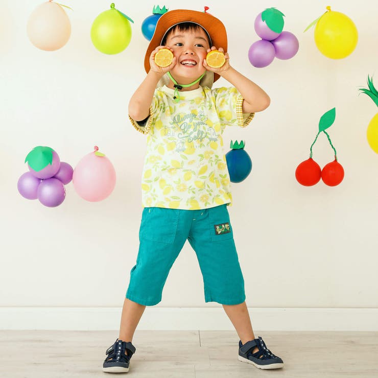 綿麻無地カラー6分丈パンツ(80~130cm) | SLAP SLIP | 詳細画像6 