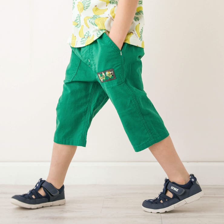 綿麻無地カラー6分丈パンツ(80~130cm) | SLAP SLIP | 詳細画像7 