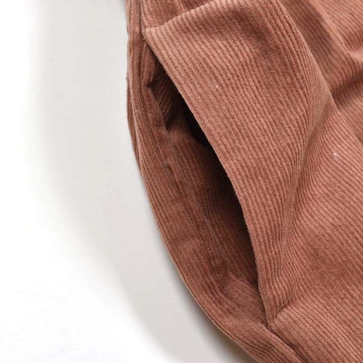 コーデュロイチェック柄裾スカラップ刺しゅうスカパン | SLAP SLIP | 詳細画像12 