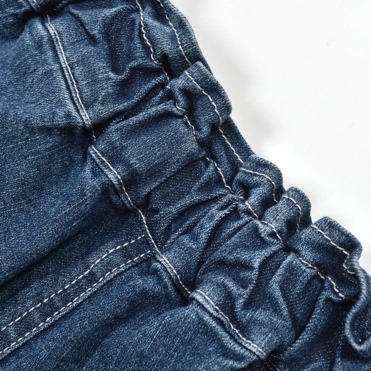 刺しゅうポケット付きストレッチデニムショートパンツ(90~130cm) | SLAP SLIP | 詳細画像12 