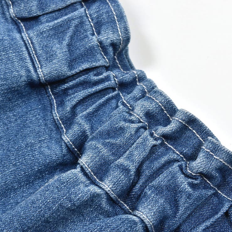 刺しゅうポケット付きストレッチデニムショートパンツ(90~130cm) | SLAP SLIP | 詳細画像21 