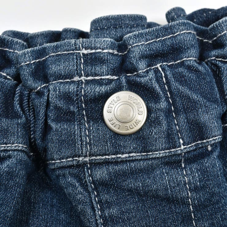 刺しゅうポケット付きストレッチデニムショートパンツ(90~130cm) | SLAP SLIP | 詳細画像9 