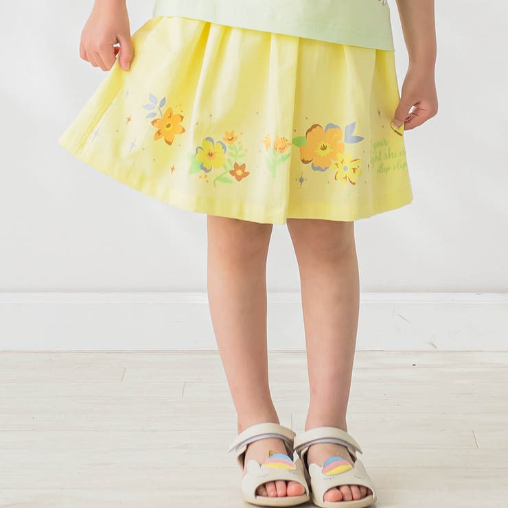 キラキラモチーフプリントスカパン(90~140cm) | SLAP SLIP | 詳細画像1 