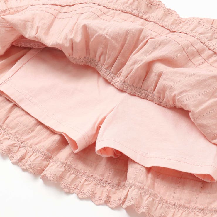 【お揃い】レースイチゴ柄チェックスカパン(90~130cm) | SLAP SLIP | 詳細画像16 