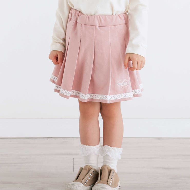 【お揃い】裾レースラインタックスカパン(90~130cm) | SLAP SLIP | 詳細画像1 