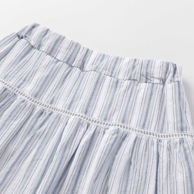 【お揃い】はしごレースマルチストライプスカパン(90~130cm) | SLAP SLIP | 詳細画像14 