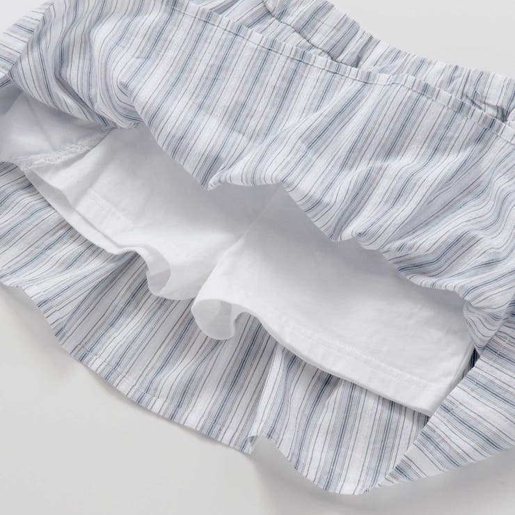 【お揃い】はしごレースマルチストライプスカパン(90~130cm) | SLAP SLIP | 詳細画像16 