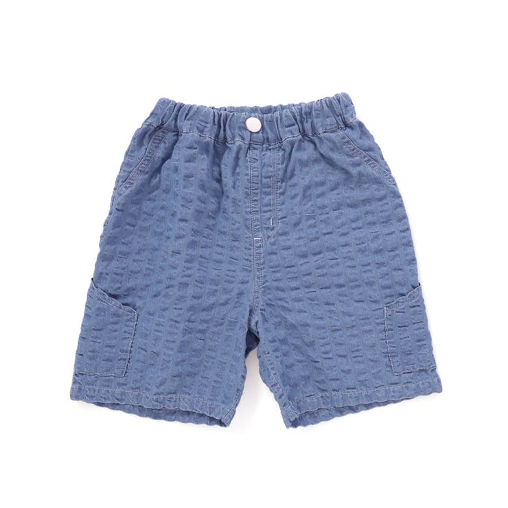 サイドポケットポコポコサッカーデニムハーフパンツ(80~130cm) | SLAP SLIP | 詳細画像14 