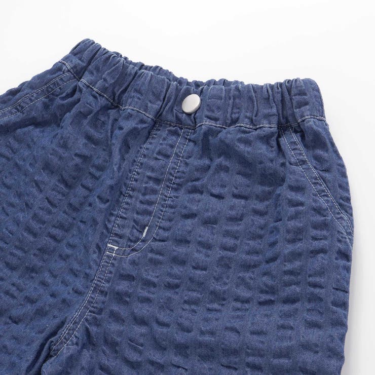 サイドポケットポコポコサッカーデニムハーフパンツ(80~130cm) | SLAP SLIP | 詳細画像7 