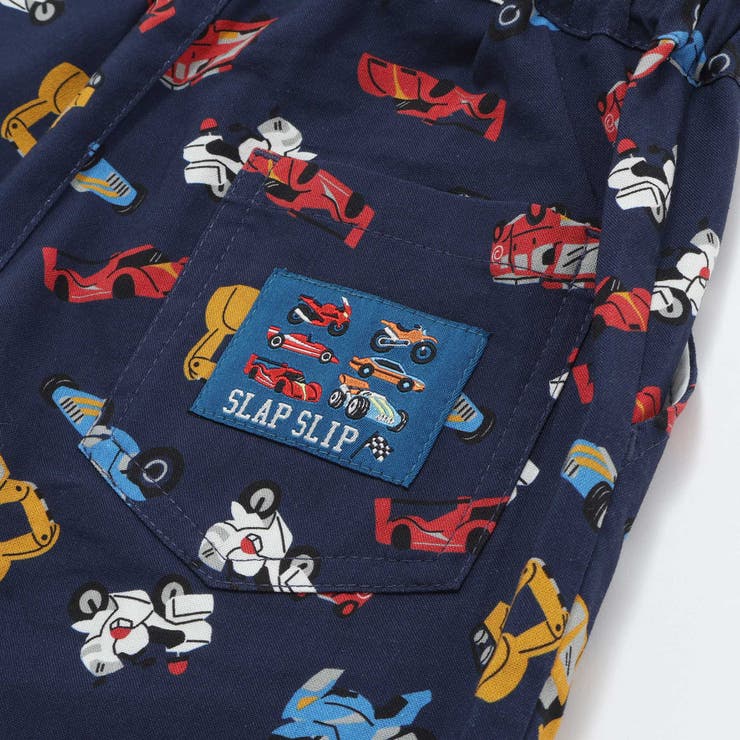 【お揃い 接触冷感】はたらくくるまフルーツボタニカル総柄ハーフパンツ(80~13… | SLAP SLIP | 詳細画像11 