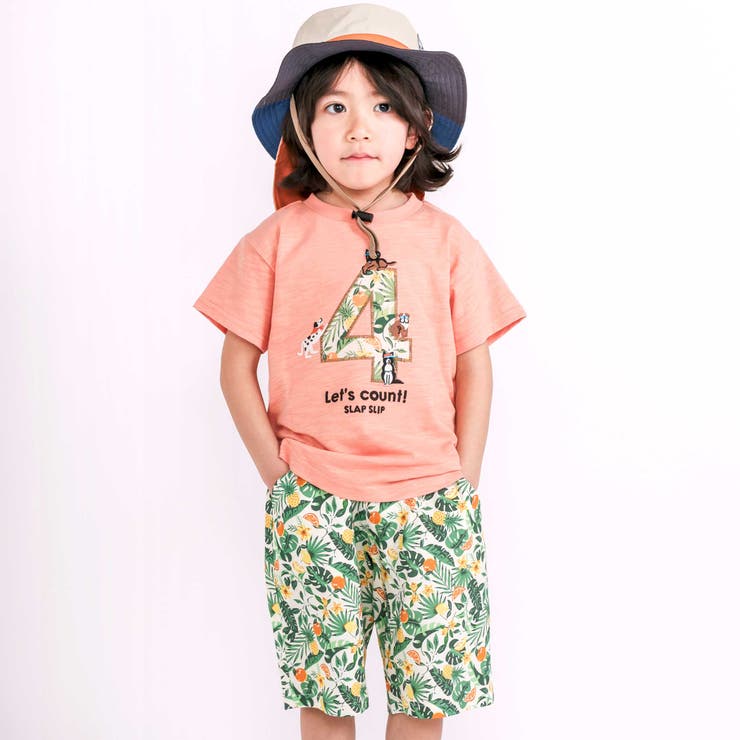 【お揃い 接触冷感】はたらくくるまフルーツボタニカル総柄ハーフパンツ(80~13… | SLAP SLIP | 詳細画像23 