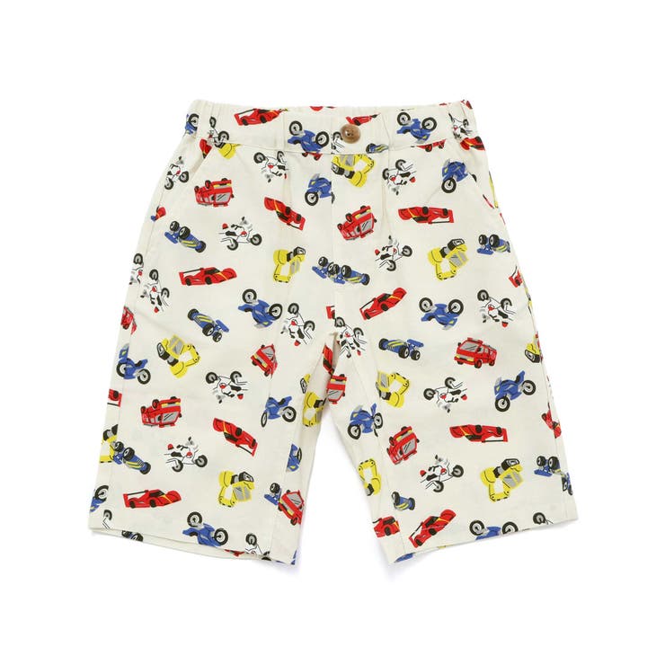 【お揃い 接触冷感】はたらくくるまフルーツボタニカル総柄ハーフパンツ(80~13… | SLAP SLIP | 詳細画像6 