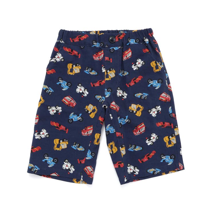 【お揃い 接触冷感】はたらくくるまフルーツボタニカル総柄ハーフパンツ(80~13… | SLAP SLIP | 詳細画像9 