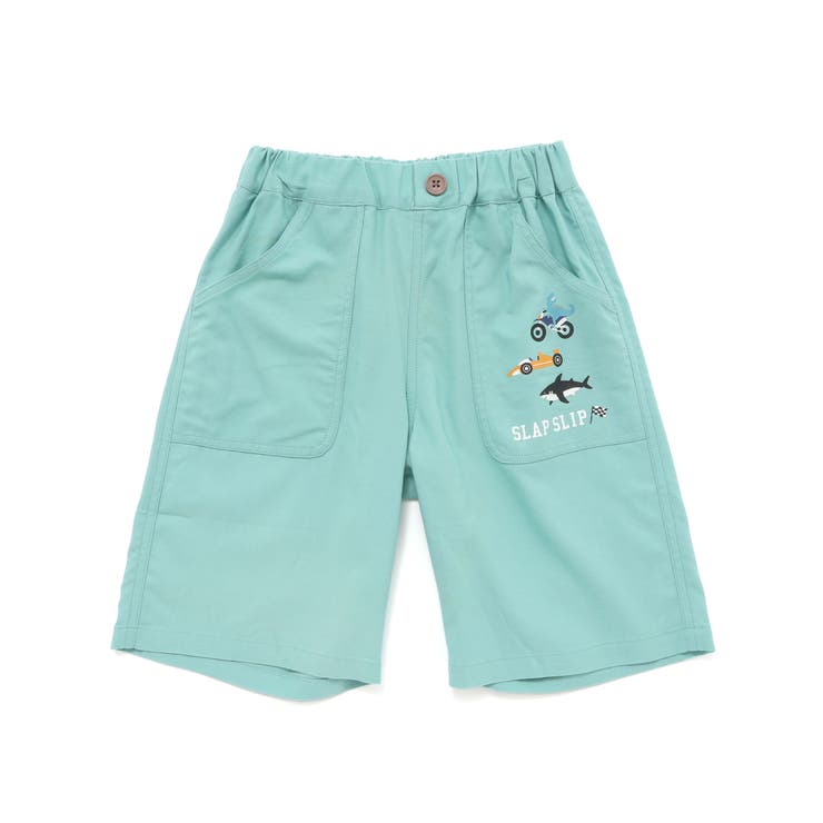 【らくのび 接触冷感】ポケットプリント選べるカラフルツイルハーフパンツ(80~1… | SLAP SLIP | 詳細画像16 