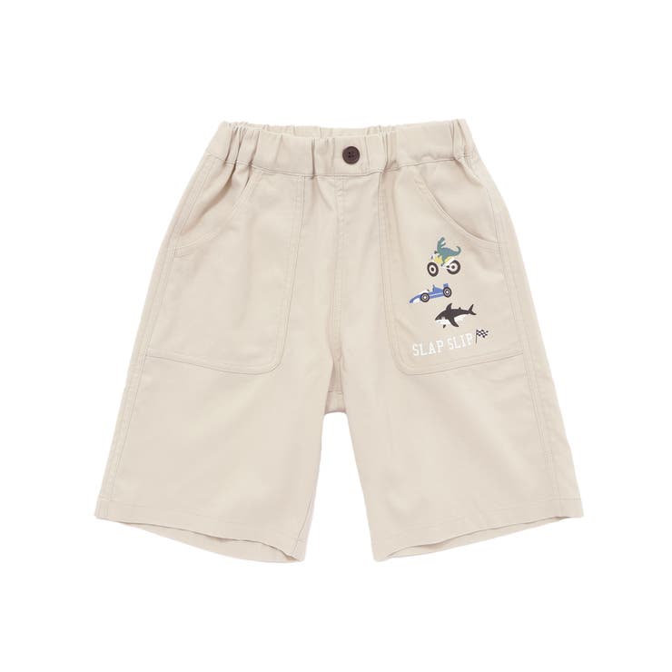 【らくのび 接触冷感】ポケットプリント選べるカラフルツイルハーフパンツ(80~1… | SLAP SLIP | 詳細画像18 