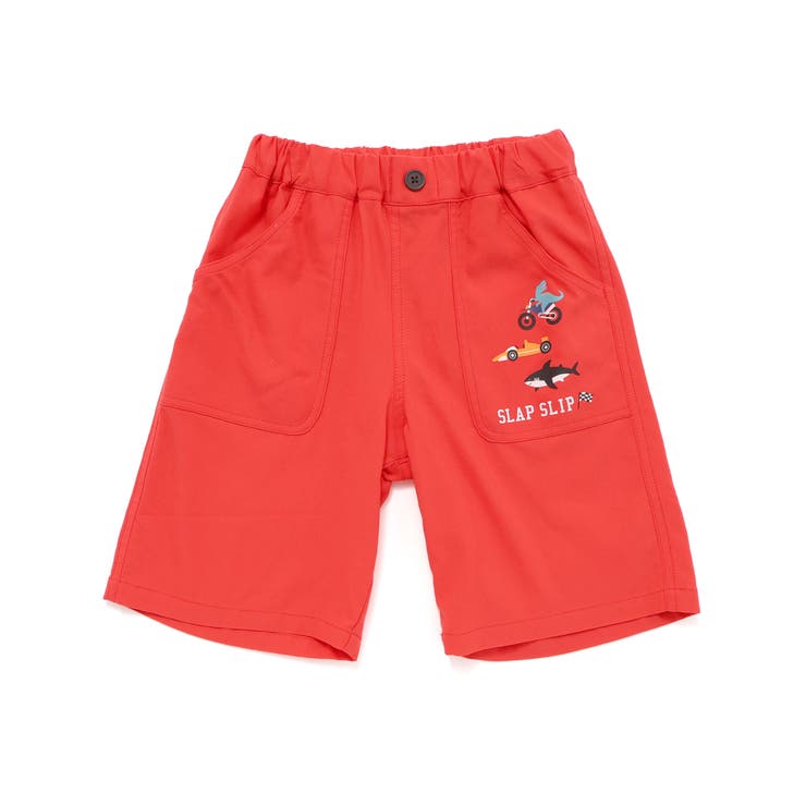 【らくのび 接触冷感】ポケットプリント選べるカラフルツイルハーフパンツ(80~1… | SLAP SLIP | 詳細画像5 