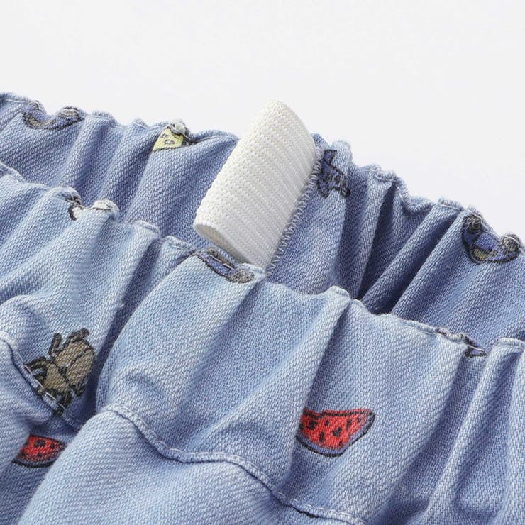 ツイルデニム総柄プリントハーフパンツ(80~130cm) | SLAP SLIP | 詳細画像16 