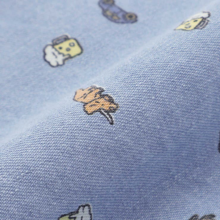 ツイルデニム総柄プリントハーフパンツ(80~130cm) | SLAP SLIP | 詳細画像17 