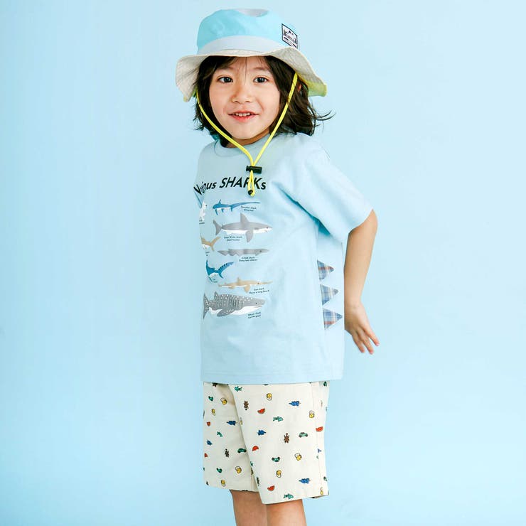 ツイルデニム総柄プリントハーフパンツ(80~130cm) | SLAP SLIP | 詳細画像4 