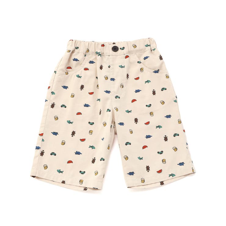 ツイルデニム総柄プリントハーフパンツ(80~130cm) | SLAP SLIP | 詳細画像6 