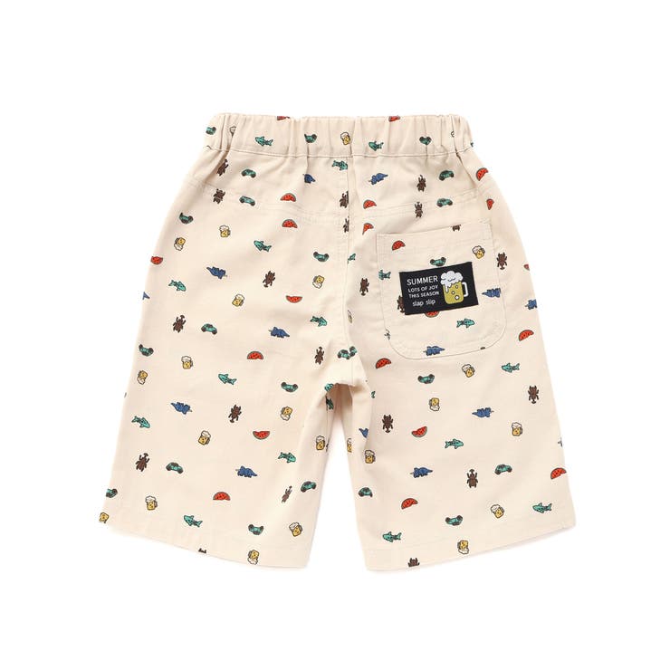 ツイルデニム総柄プリントハーフパンツ(80~130cm) | SLAP SLIP | 詳細画像7 