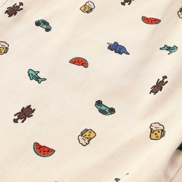 ツイルデニム総柄プリントハーフパンツ(80~130cm) | SLAP SLIP | 詳細画像8 