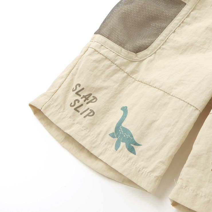 恐竜総柄メッシュポケットハーフパンツ | SLAP SLIP | 詳細画像13 