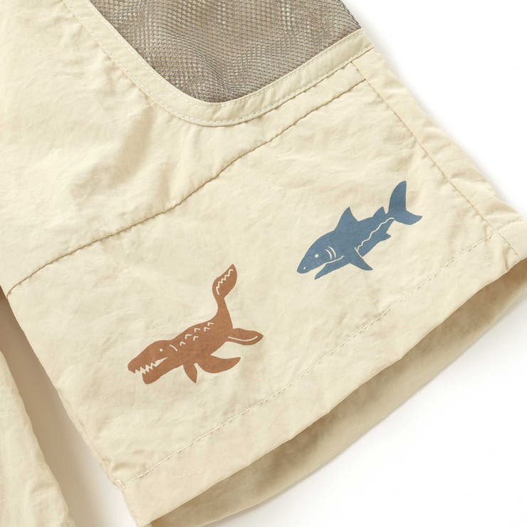 恐竜総柄メッシュポケットハーフパンツ | SLAP SLIP | 詳細画像14 