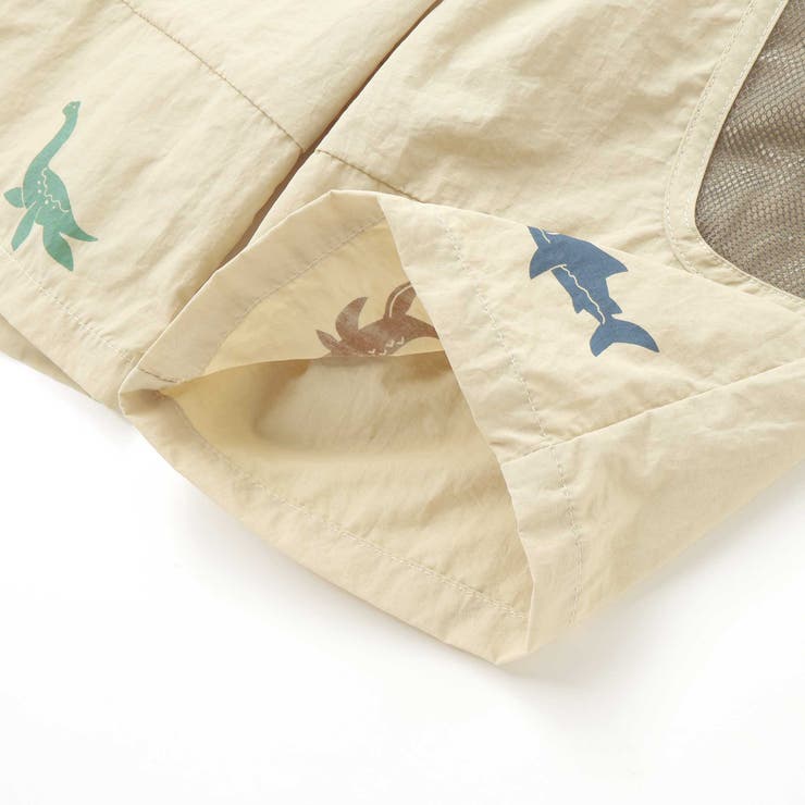 恐竜総柄メッシュポケットハーフパンツ | SLAP SLIP | 詳細画像15 