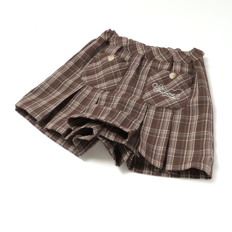 【お揃い】チェック前ポケットタックスカパン(90~130cm) | SLAP SLIP | 詳細画像18 