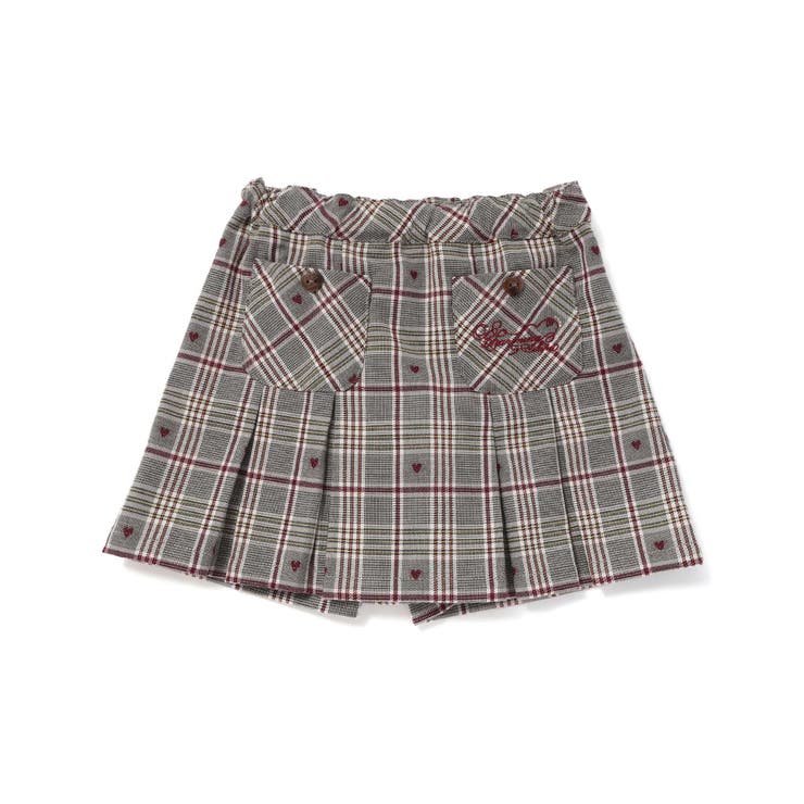 【お揃い】チェック前ポケットタックスカパン(90~130cm) | SLAP SLIP | 詳細画像6 