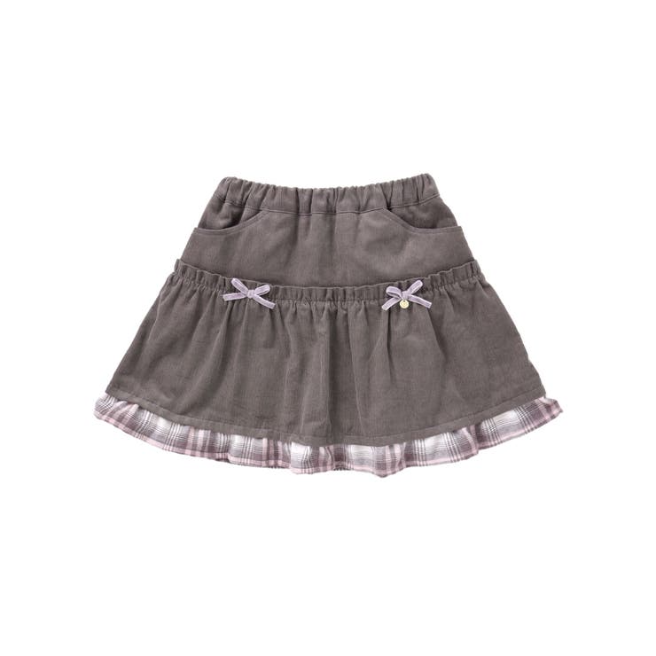 コーデュロイ×チェックレイヤードスカパン(90~130cm) | SLAP SLIP | 詳細画像16 