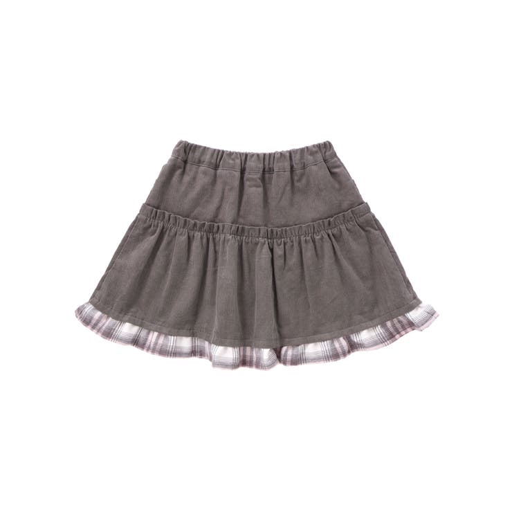 コーデュロイ×チェックレイヤードスカパン(90~130cm) | SLAP SLIP | 詳細画像17 