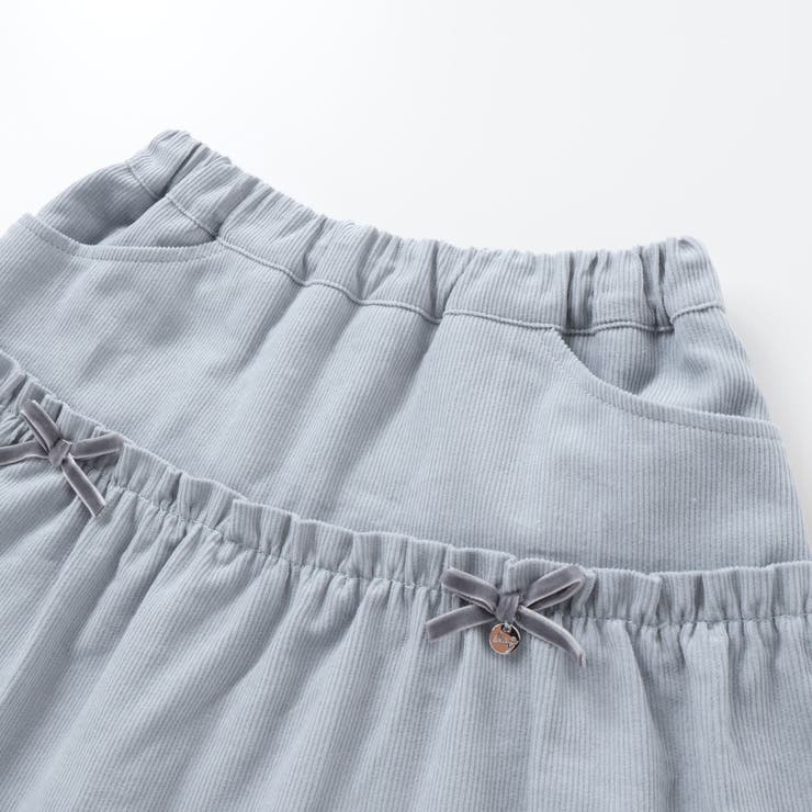 コーデュロイ×チェックレイヤードスカパン(90~130cm) | SLAP SLIP | 詳細画像9 