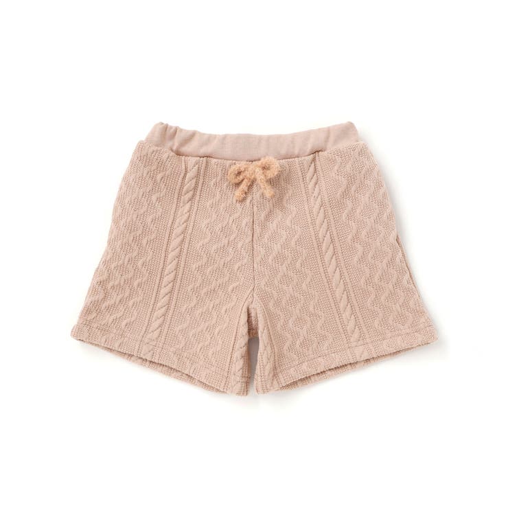 ウサギネコアニマルふわふわボアポケットケーブルニットショートパンツ(90~130… | SLAP SLIP | 詳細画像20 