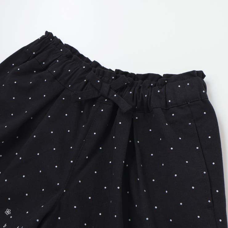 キラキラプリント裾スカラップリボン付きショートパンツ(90~130cm) | SLAP SLIP | 詳細画像3 