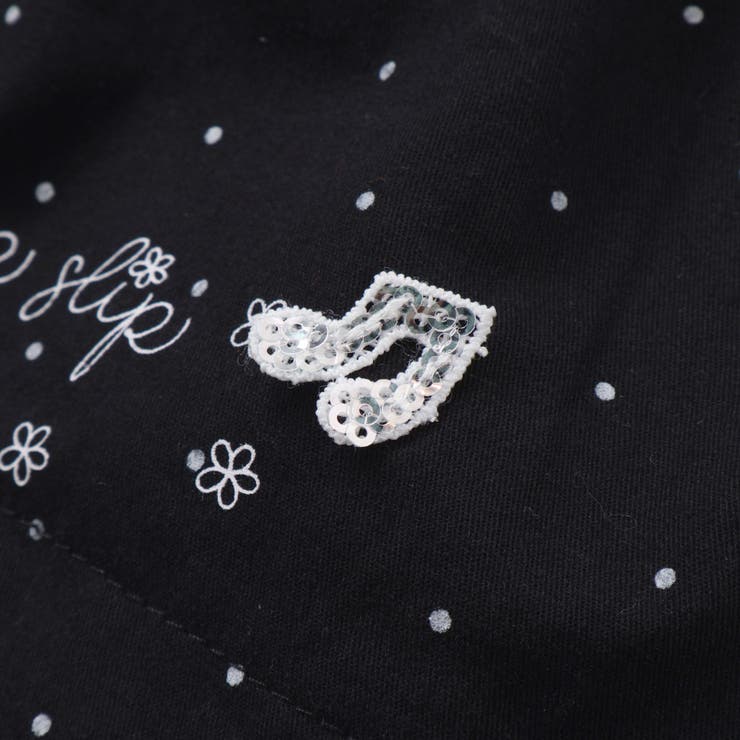 キラキラプリント裾スカラップリボン付きショートパンツ(90~130cm) | SLAP SLIP | 詳細画像9 