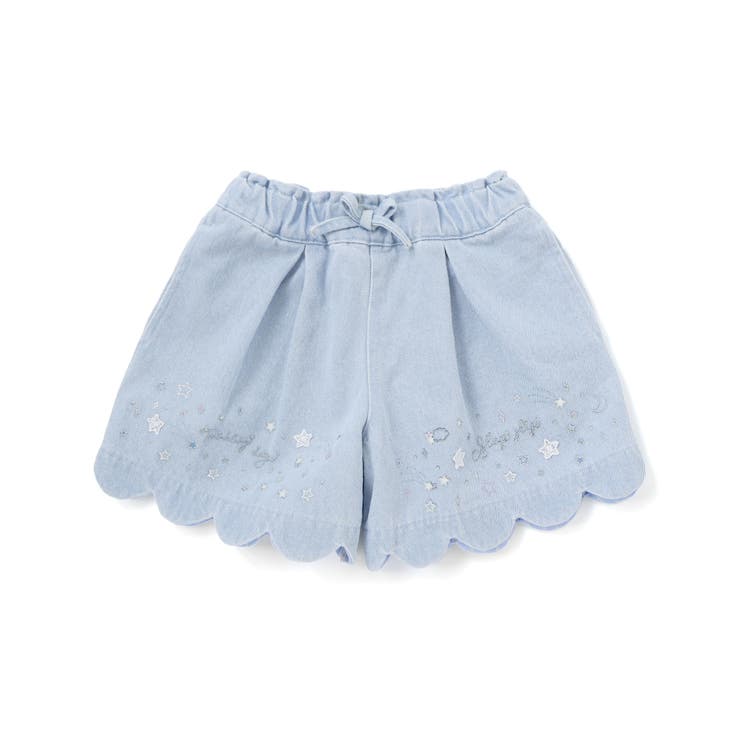 キラキラプリント裾スカラップリボン付きショートパンツ(90~130cm) | SLAP SLIP | 詳細画像13 