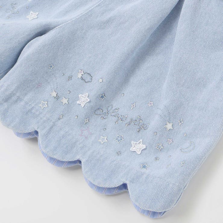 キラキラプリント裾スカラップリボン付きショートパンツ(90~130cm) | SLAP SLIP | 詳細画像18 