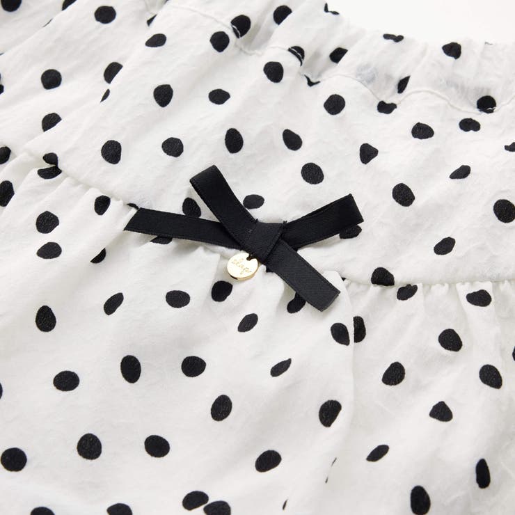 エンボスドット柄リボン付きバルーンスカート(90~130cm) | SLAP SLIP | 詳細画像6 