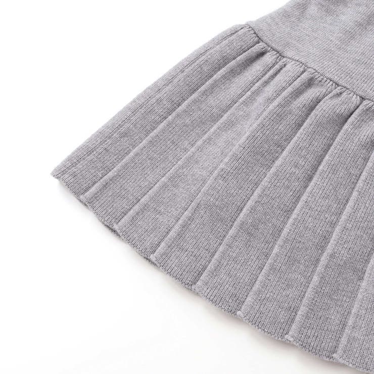 【ウォッシャブル加工】リボンチャーム付きニットプリーツスカパン(90~130cm… | SLAP SLIP | 詳細画像13 