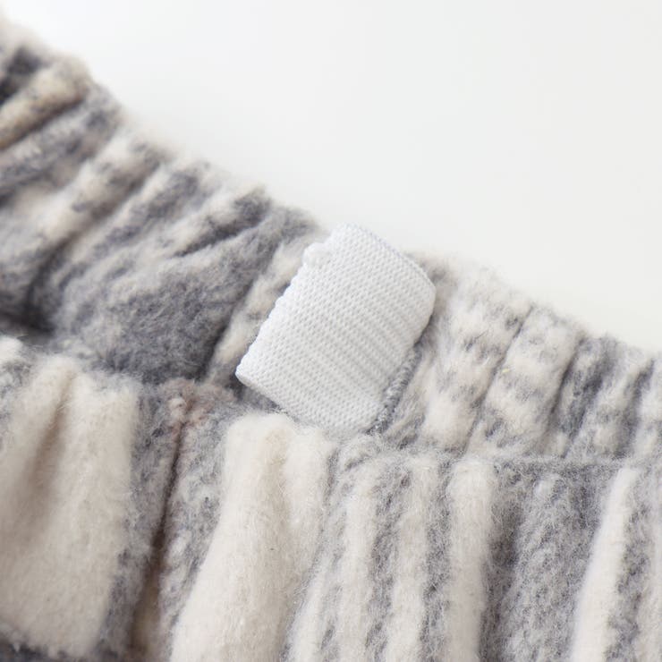 【お揃い】ファー切替チェック台形スカート(90~130cm) | SLAP SLIP | 詳細画像16 