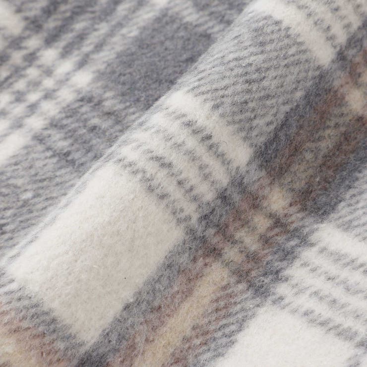 【お揃い】ファー切替チェック台形スカート(90~130cm) | SLAP SLIP | 詳細画像17 