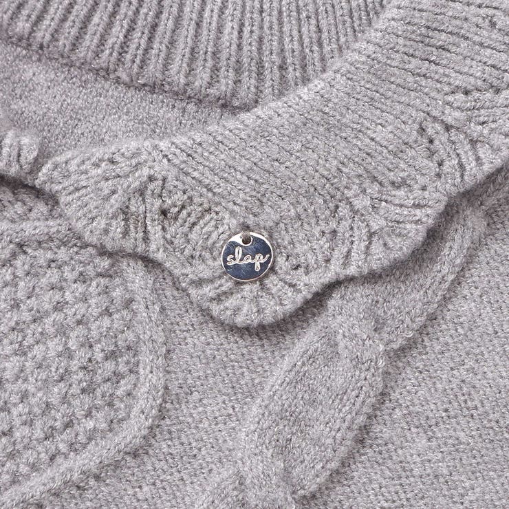 編み込みリボンハート柄 襟付きニットトップス | SLAP SLIP | 詳細画像11 