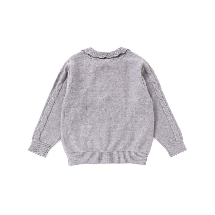 編み込みリボンハート柄 襟付きニットトップス | SLAP SLIP | 詳細画像9 