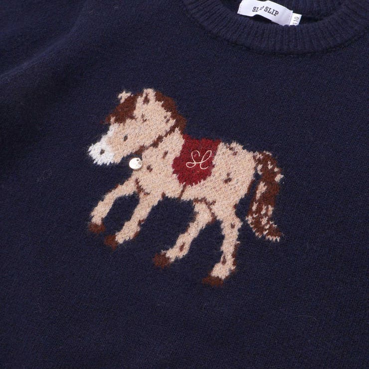 ウマクマネコアニマルモチーフニットトップス(80~130cm) | SLAP SLIP | 詳細画像13 