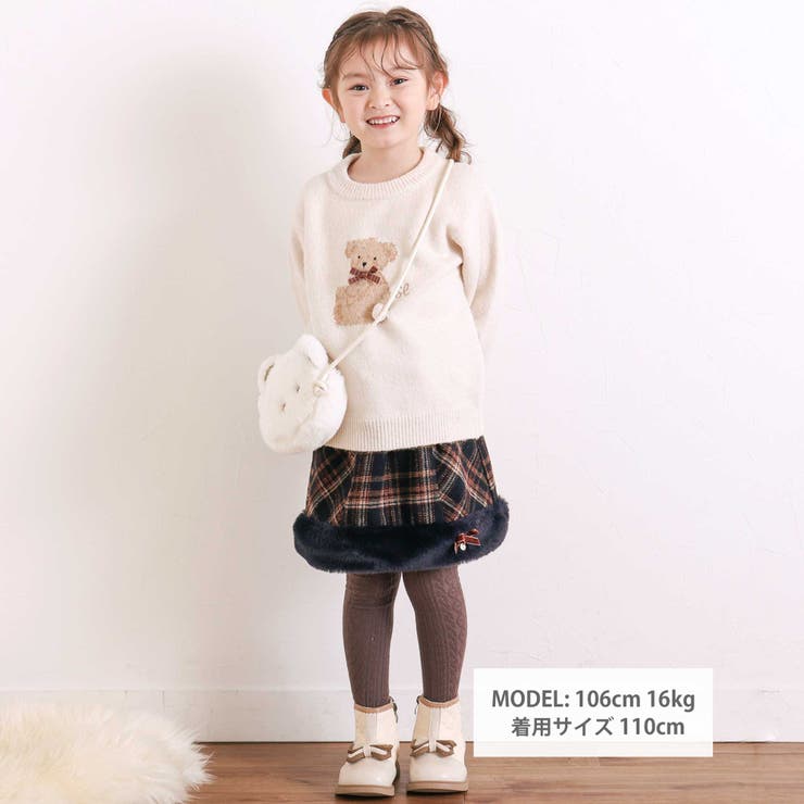 ウマクマネコアニマルモチーフニットトップス(80~130cm) | SLAP SLIP | 詳細画像2 