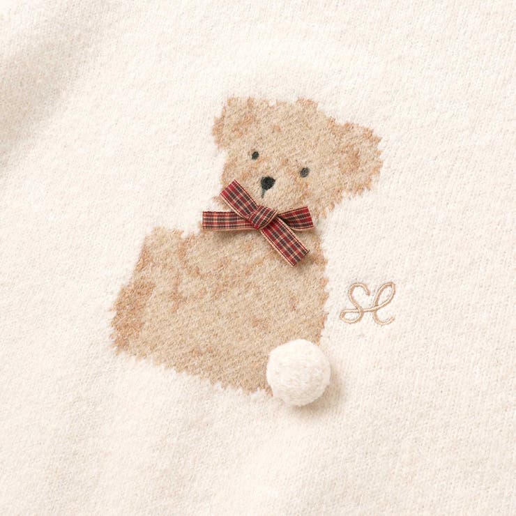 ウマクマネコアニマルモチーフニットトップス(80~130cm) | SLAP SLIP | 詳細画像9 